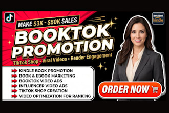 do booktok promotion amazon kdp ads influencer marketing booktok video promotion