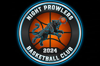 make professional basketball logo for your team or brand
