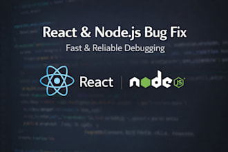 fix your react and nodejs errors quickly and reliably