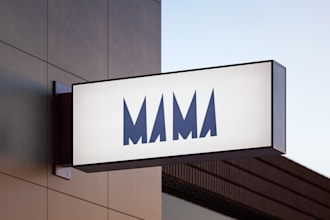 design a modern minimalist typographic logo for your brand