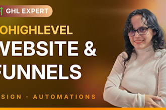 build a professional website or funnel with gohighlevel