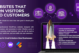 build a premium responsive wordpress website or online store