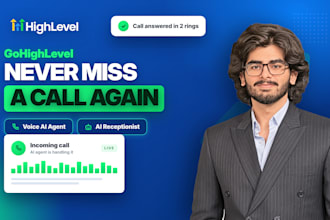 build your gohighlevel voice ai agent, ai receptionist, and ghl automations
