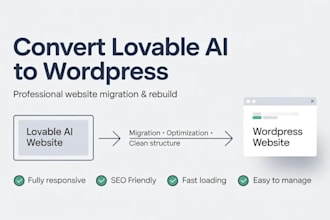 convert lovable ai to wordpress, clone lovable ai website to wordpress
