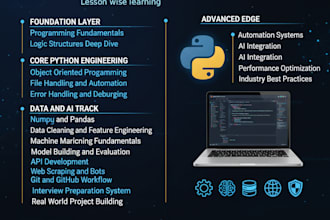 teach you python coding and scripting