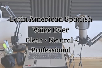 record a latin american spanish voice over