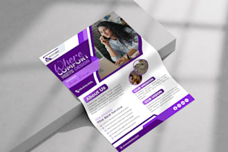 create modern flyers, brochures, or social media posts