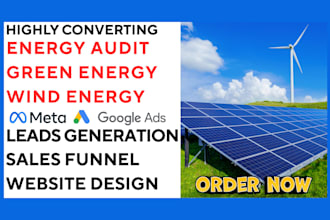 generate energy audit energy system green energy wind energy lead and website