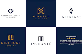 do jewelry logo design and redesign with unlimited revision
