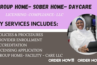 license group home, home care, assisted living facility, daycare, daycare policy