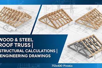do roof truss design, truss calculations and structural engineering plans