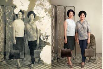restore old photos, photo restoration, colorize photos