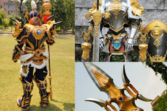 do 3d cosplay creation wearable cosplay anime armor eva foam papakura 3d helmet