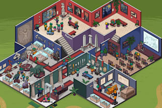 isometric pixel art retro pixel art 2d game asset character sprite environment