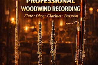 record live professional woodwinds flute oboe clarinet bassoon