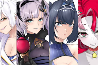 do sfw or nsfw anime art for you