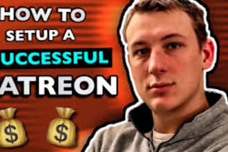 do complete patreon page setup and management