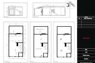 floor plan and interior executive detailing