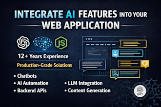 integrate ai features into your web application