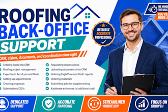 manage roofing claims, supplements, CRM and business operations