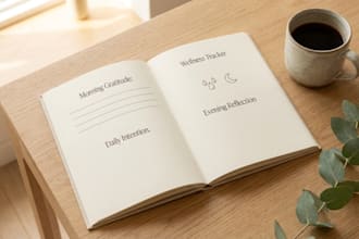 design custom printable daily weekly planner journal and workbook layout for kdp