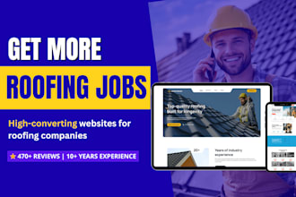 build a roofing website that turns visitors into booked jobs