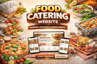 do food catering website, ordering, restaurant catering website