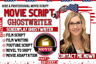 write edit proofread format movie script screenwriting screenplay in final draft