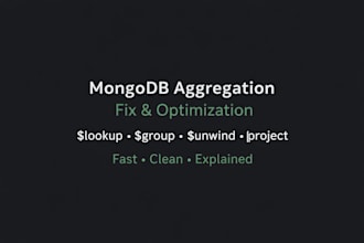 fix or optimize your mongodb aggregation pipeline