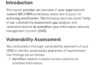help iso27001 compliance with gap analysis and certification readiness support