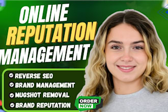 do pro online reputation management, reverse SEO to push down negative listing