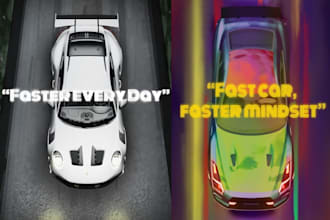 do a motivation poster with your car