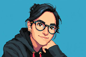 turn yourself a custom pixel art profile picture