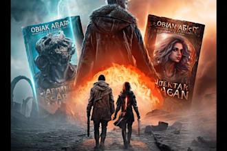 design fantasy, sci fi, horror and dystopian book cover art