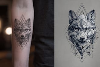 create a unique tattoo sketch for you