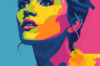 design food pop art of your food pop art