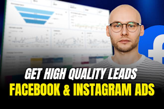 manage facebook ads instagram ads for lead generation with meta ads, leads