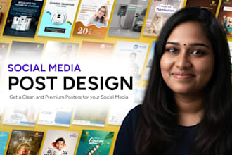 design instagram, facebook social media posts, and product ads