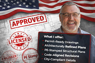 licensed architect permit ready plans architect stamp ok ny nc sc md mn pe stamp