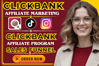clickbank affiliate marketing sales funnel, clickbank website, affiliate program
