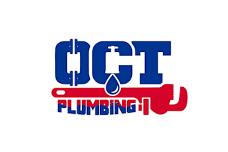 create a unique and professional plumbing service logo
