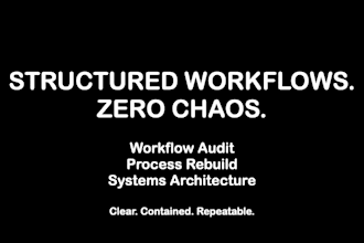 fix and rebuild your business workflow system