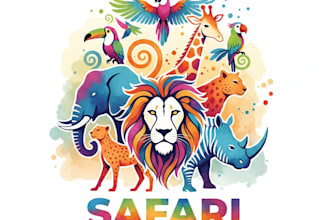 design a bold and adventurous safari logo for your brand