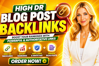 our agency will build SEO links with diverse white hat backlink building high dr