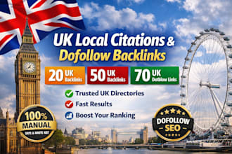 build UK local citations and dofollow backlinks for UK SEO