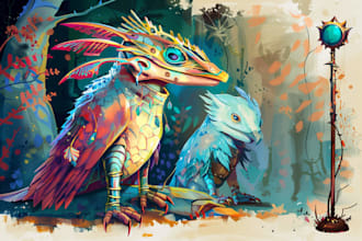 design characters and creatures with a unique style