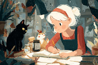 create unique hand drawn illustrations