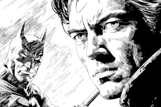 illustrate comic story book illustration