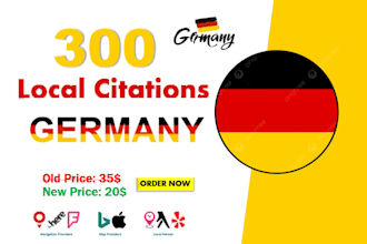 build 300 germany local citations for better local ranking