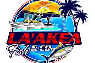 design a professional boat logo for your business